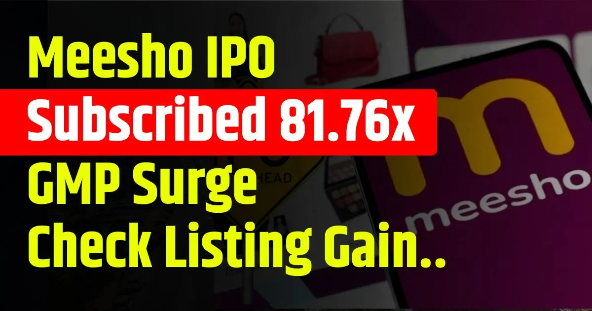 meesho ipo final subscription and GMP details